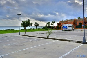 Parking at Bahia de la Plata - Estepona - Calle Terral, 99, 29689 Estepona, Málaga, Spanien – November 2015