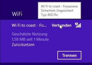 WiFi to coast – Fossacesia 300MB am Tag.