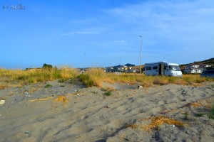 Freistehen mit dem Camper Strand von Marina di Mandatoriccio