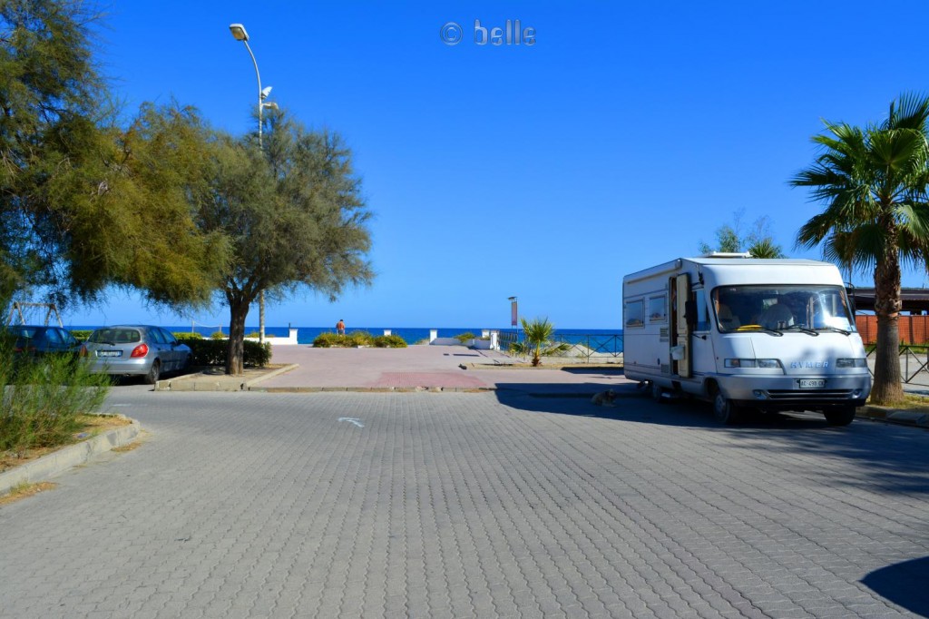 Parking at the Beach of Locri