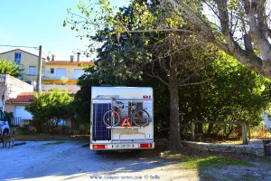 Parking in Area Sosta Camper Port Vendres – France – October 2017