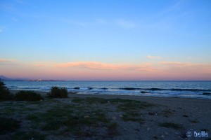 Sunset in Alicante – View to Alicante