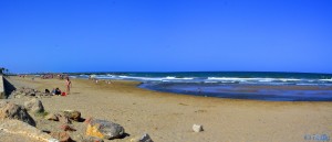 Gut besucht - der Strand von Alboraya – Spain