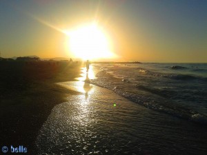 Sunset at Playa Almadrava – Spain
