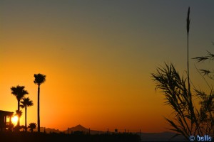 Sunset at Playa Almadrava – Spain