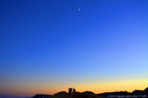 Sunset an Moon at Playa de las Palmeras – Spain