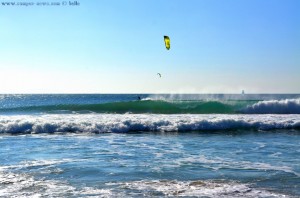 Dance on the Waves - Kiter at Playa de los Lances Norte - Tarifa – Spain