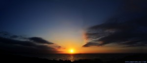 Sunset at Playa de Valdearenas – Spain