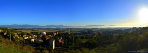 My View today - Figueres in the Fog – Spain