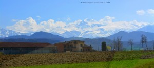 Schnee auf den Alpen – Italy