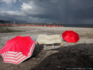 Strand-Equipment wieder trocknen - Portofino Beach – Greece - (Selected Colors)