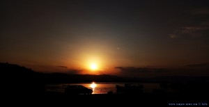 Sunset at Limani Ierissou - Greece