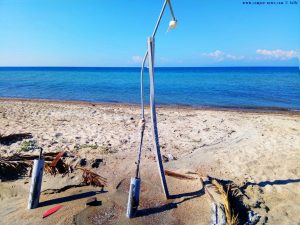 Die kaputte Dusche in Ikismos Lefkes – Greece